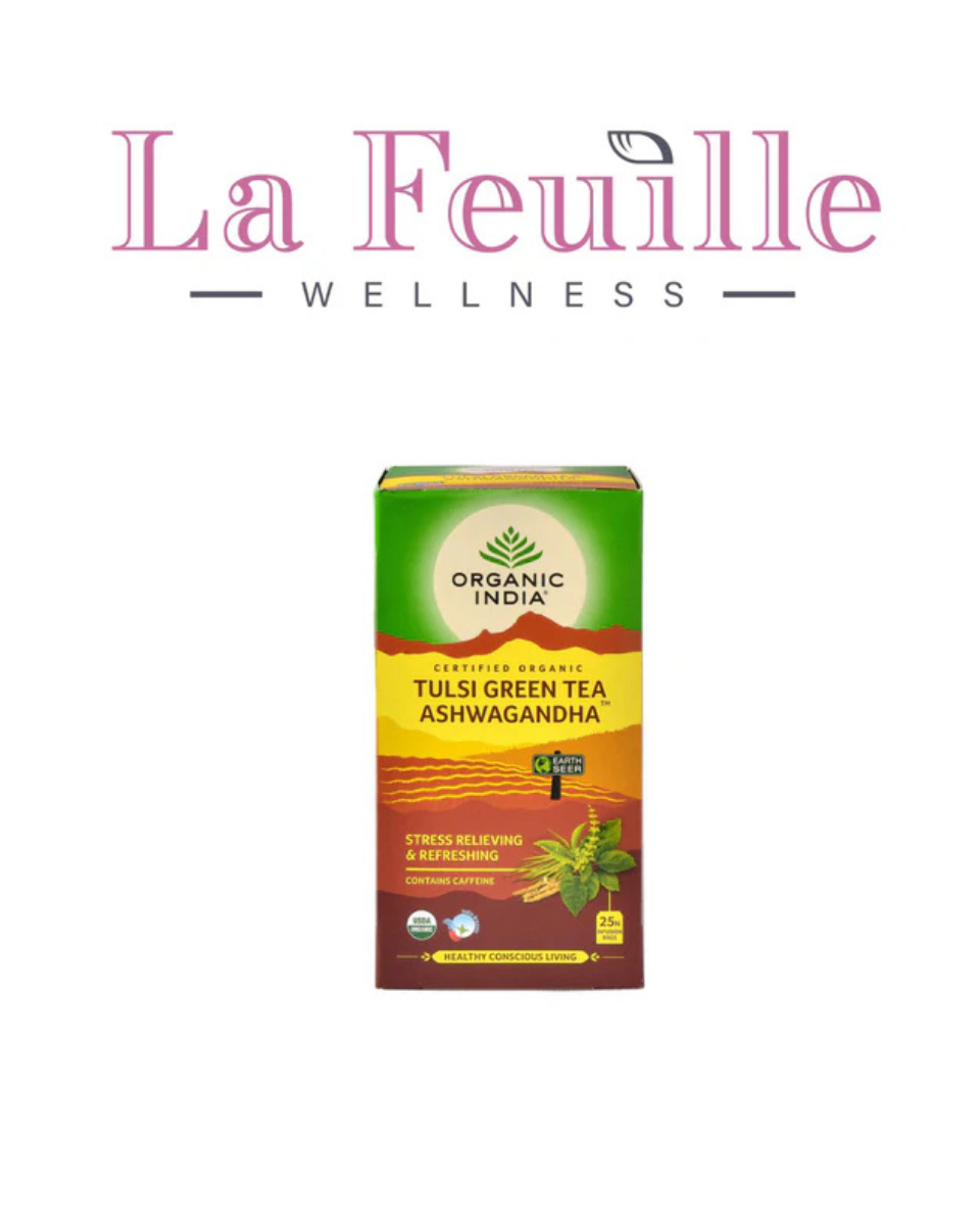 Organic India - Tulsi Green Tea Ashwagandha Tea 25