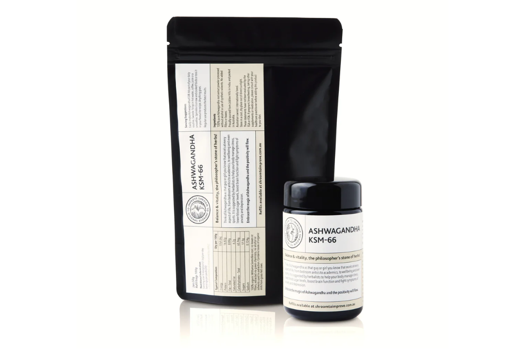 Shroom To Improve - Ashwagandha KSM-66 100G BAG REFILL